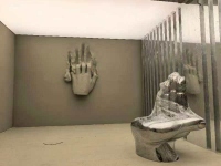 不銹鋼藝術(shù)凳